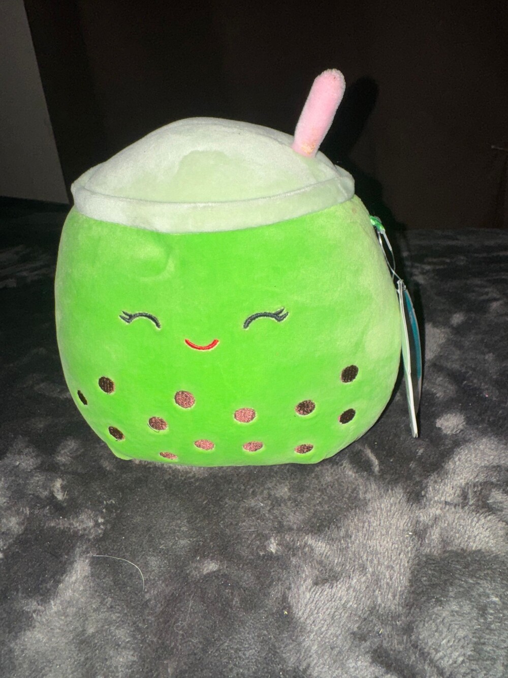 Squishmallows Bubble Tea Plush 7 Inch Green Soft Toy